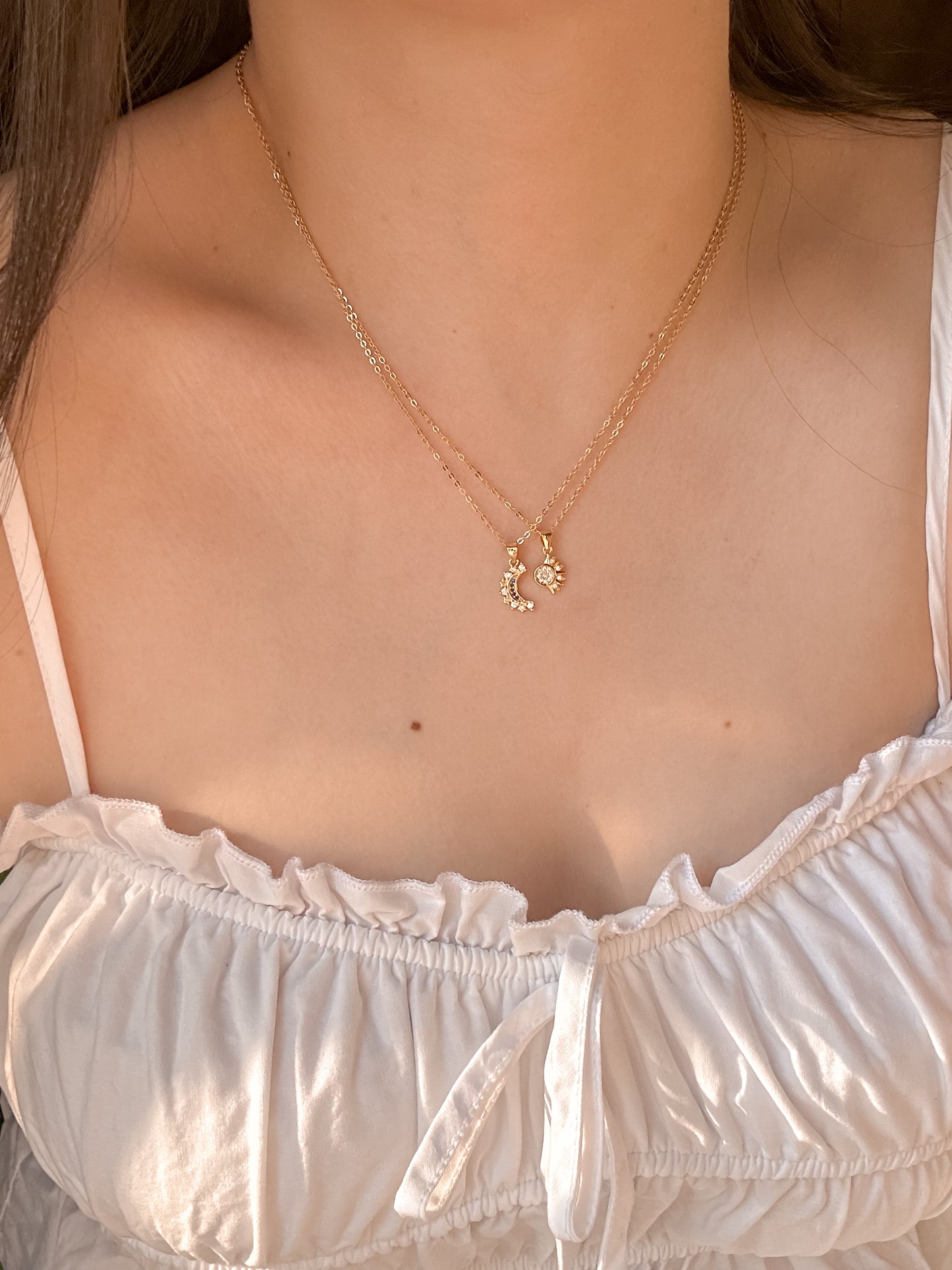Sun & Moon Promise Set-Necklaces