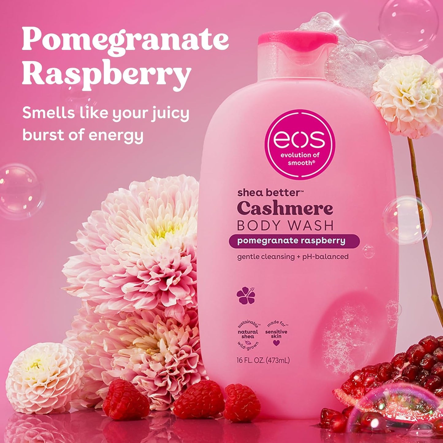 Gel de baño Pomegranate Raspberry- Eos
