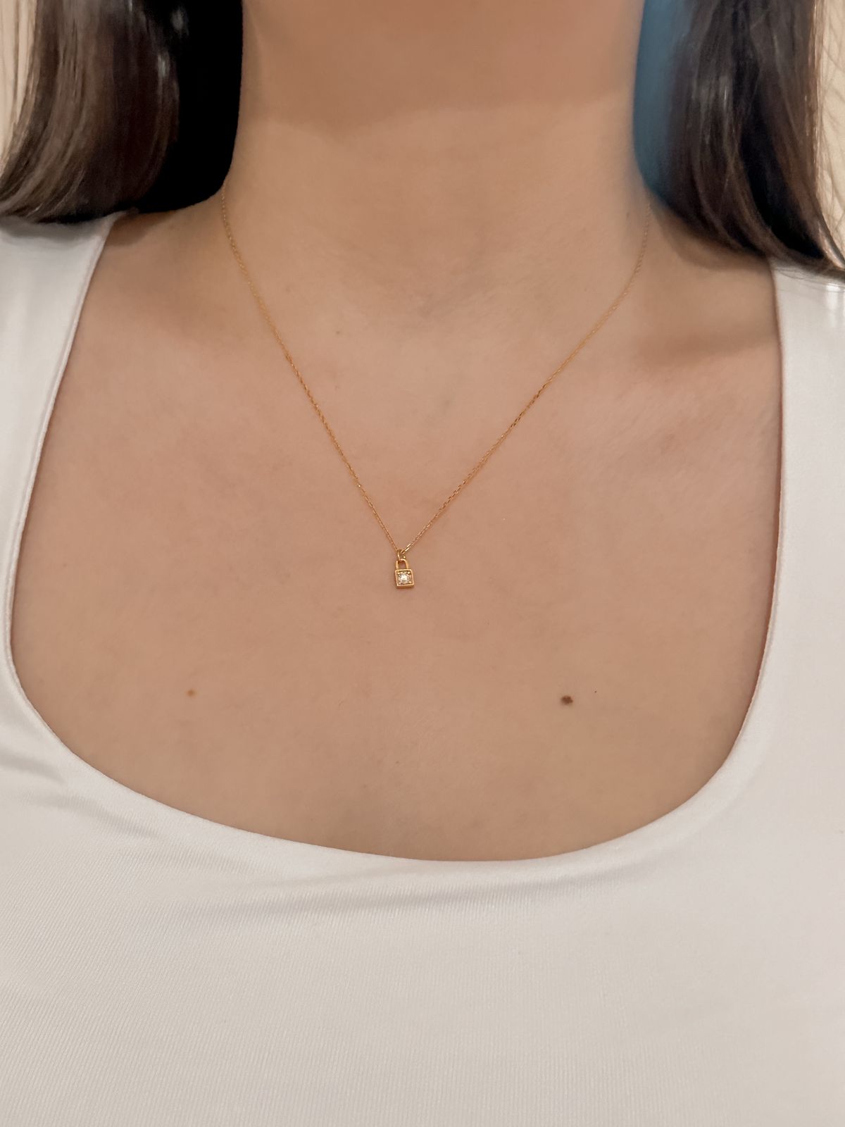 Locket dainty necklace