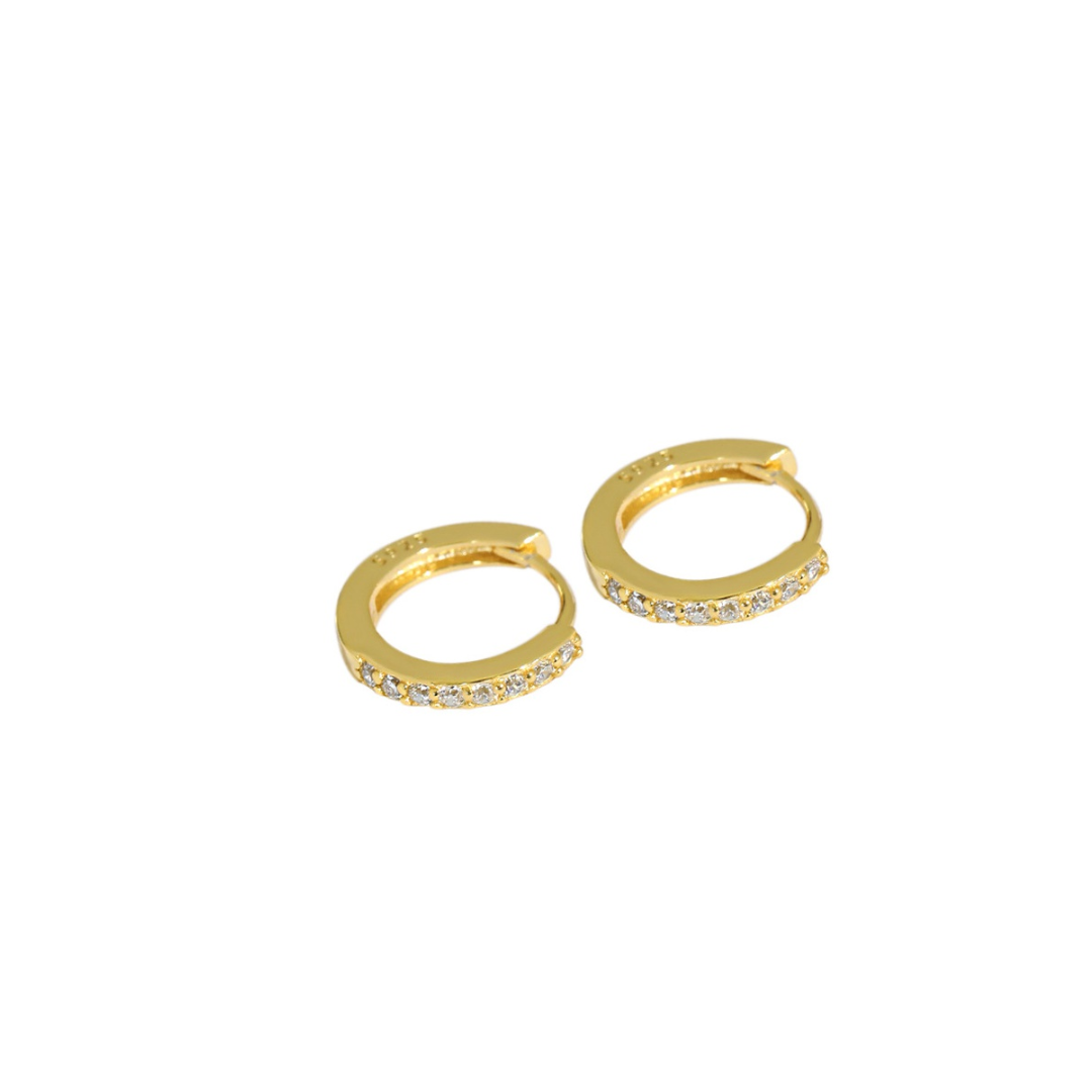 Mini huggies con zircones 0.9cm