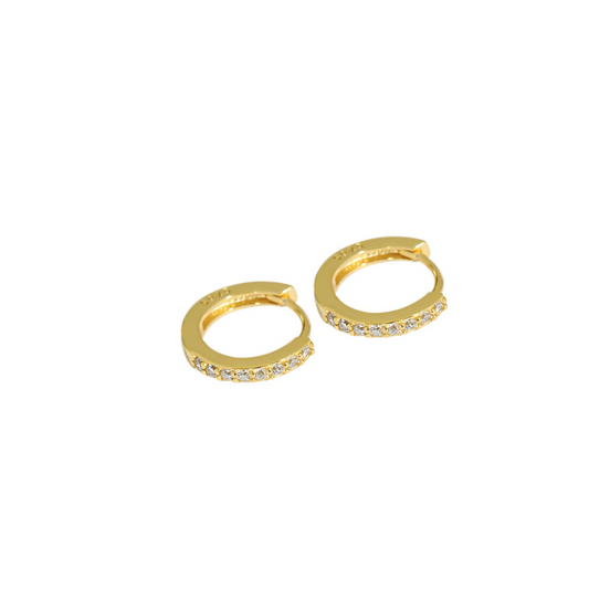 Mini huggies con zircones 0.9cm