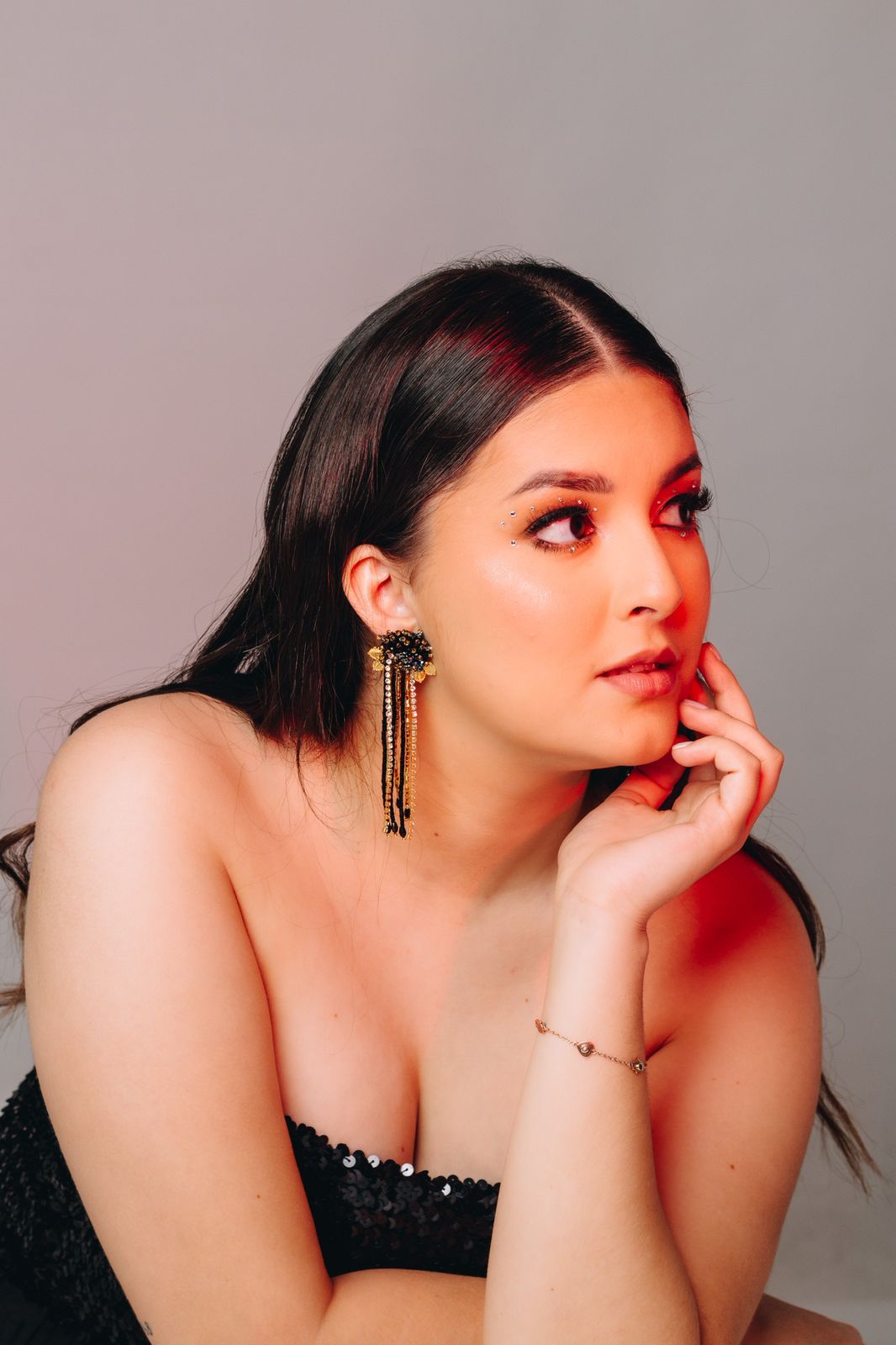 Aurore earrings (Black)