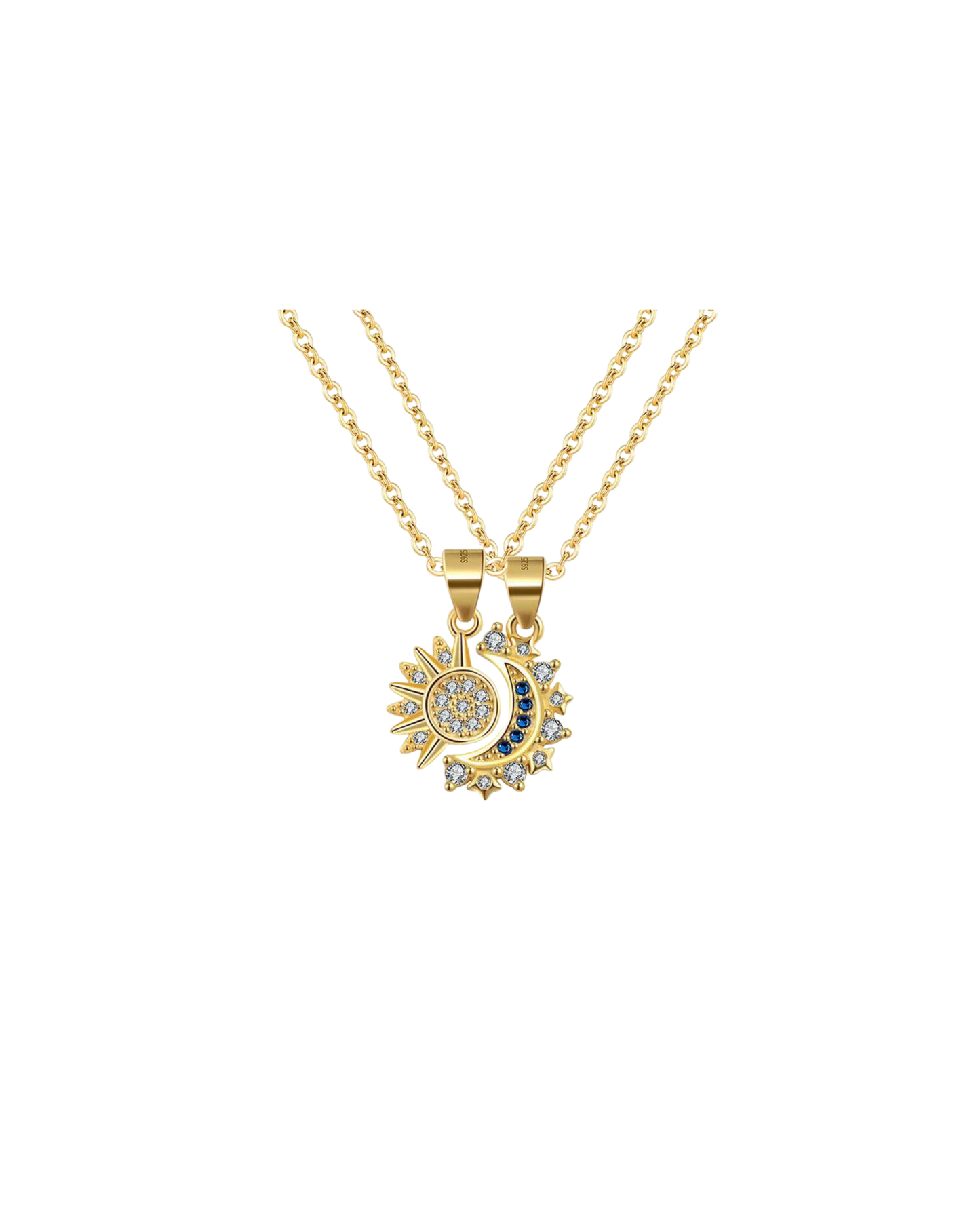 Sun & Moon Promise Set-Necklaces