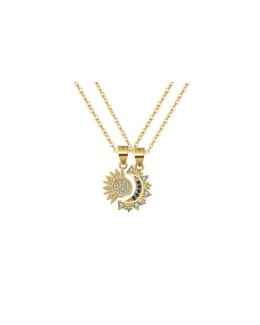 Sun & Moon Promise Set-Necklaces