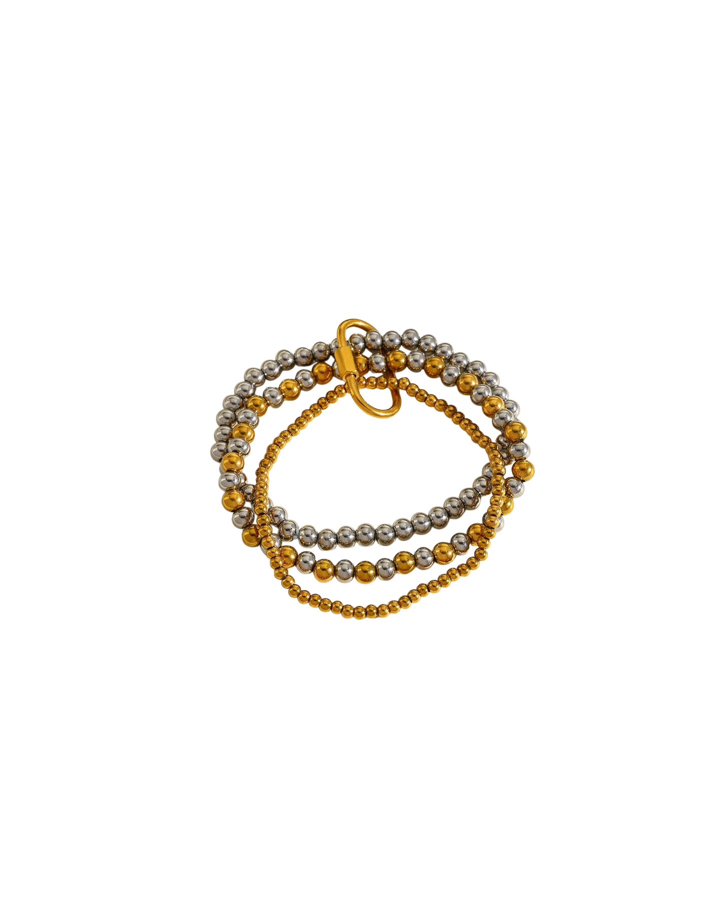 Two Tone Beads Bracelet