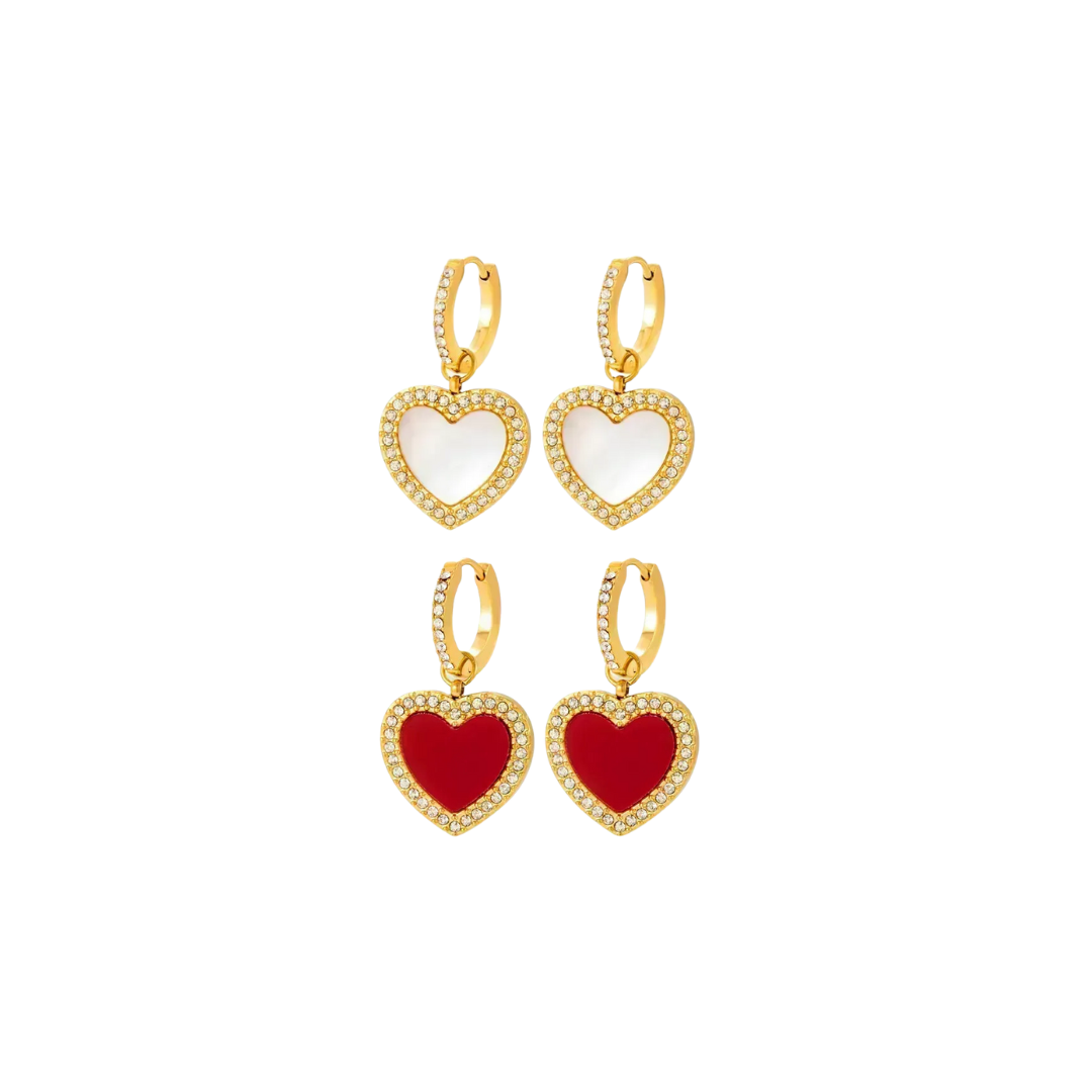 Heart hoops – Stephan Jewelry -Essenz body care