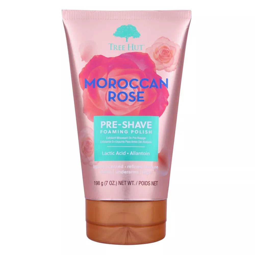 Pre-Shave Espuma Exfoliante Moroccan Rose - Tree Hut