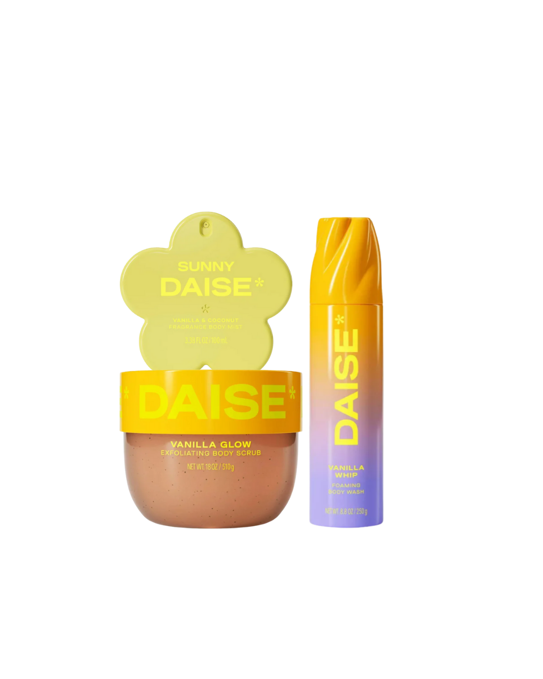 Set Daise Vainilla & Coco – Rutina de Cuidado Corporal