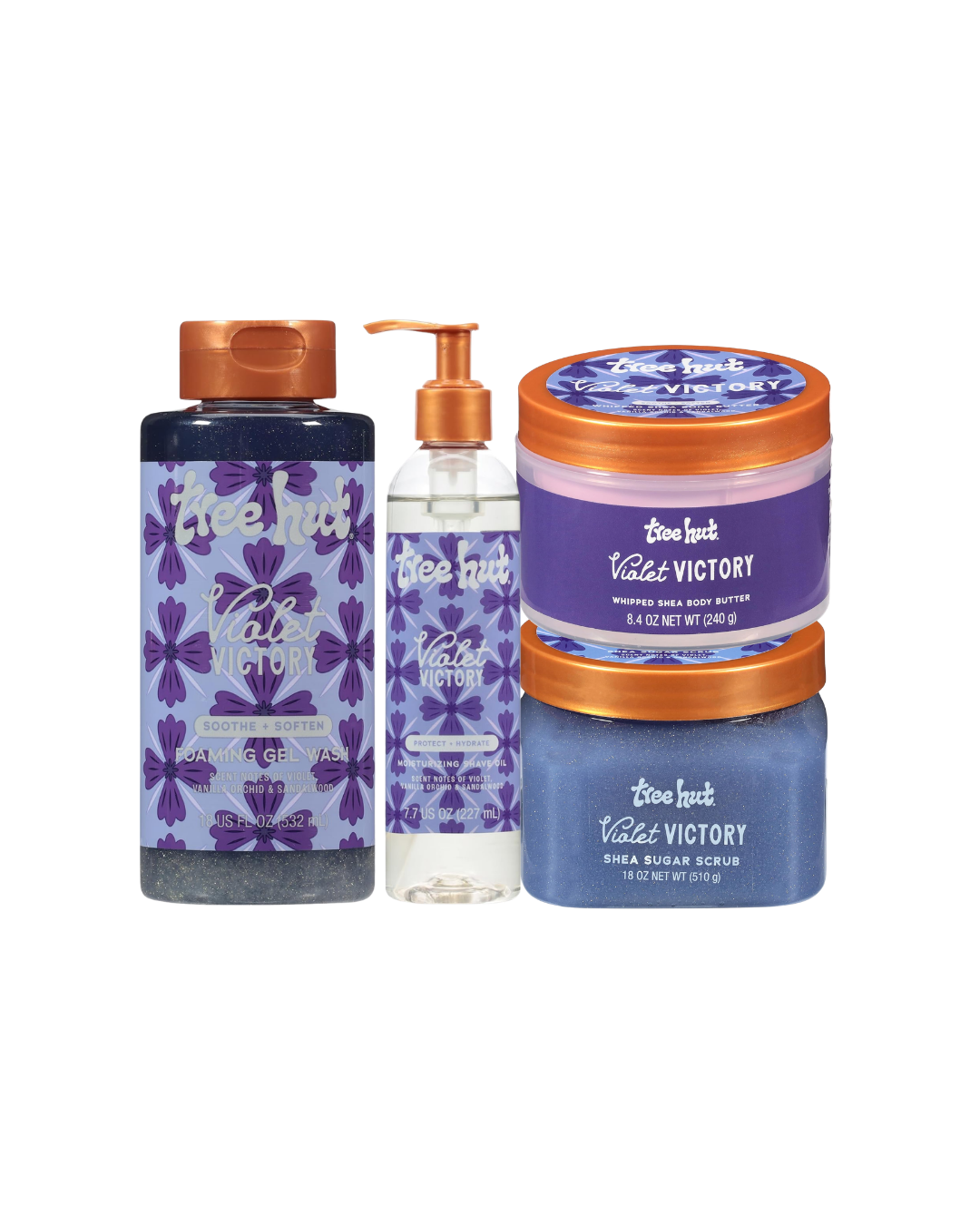 Violet victory set -Tree hut