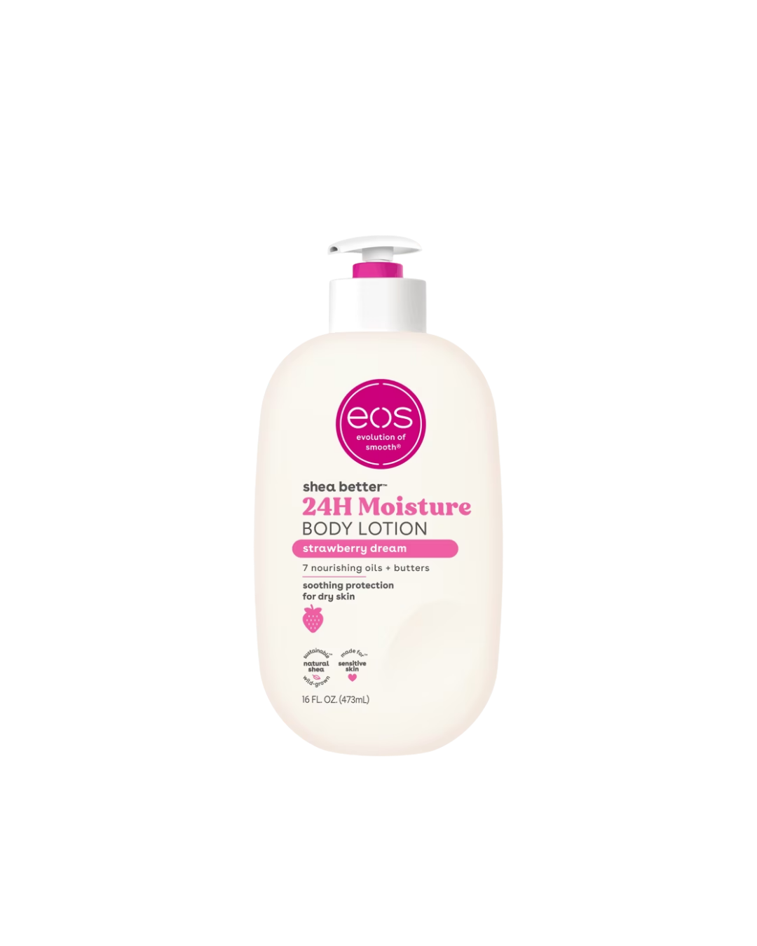 Crema corporal hidratante Strawberry - eos