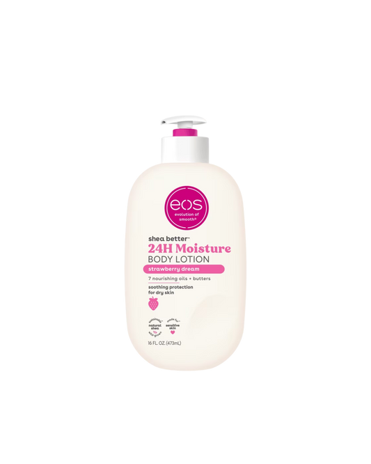 Crema corporal hidratante Strawberry - eos