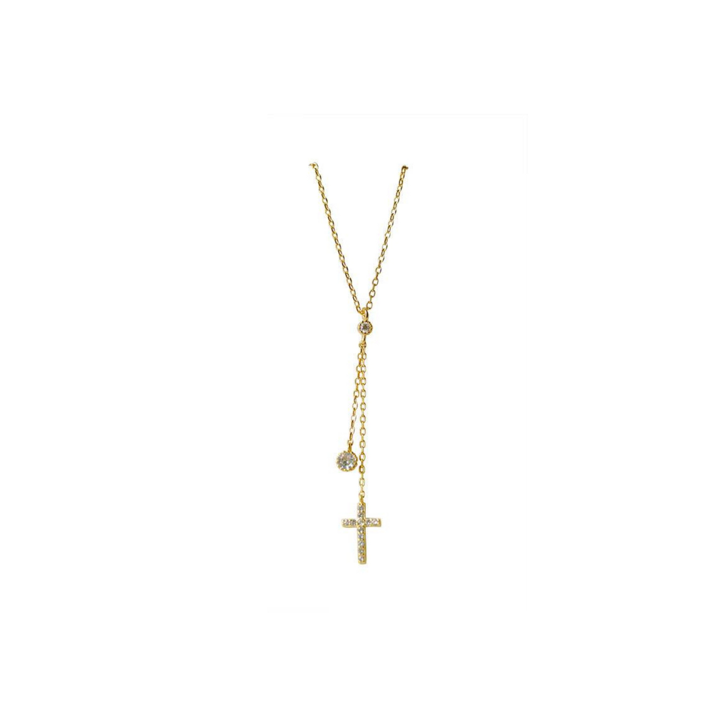 Eternal cross necklace