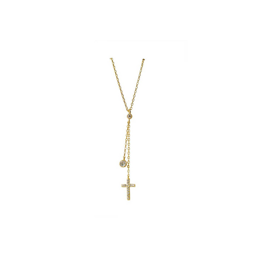 Eternal cross necklace