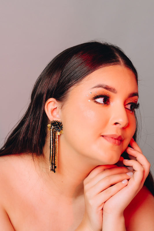 Aurore earrings (Black)